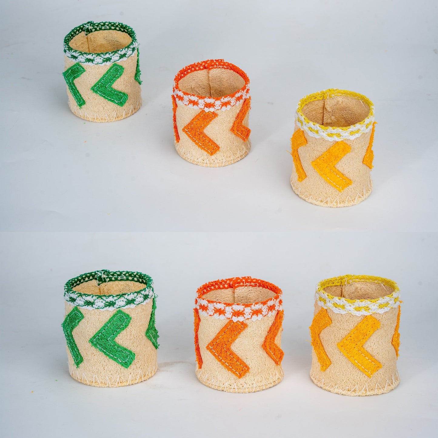 Loofah Pen Holders Home Decor Desks Shelves Coffee Tables